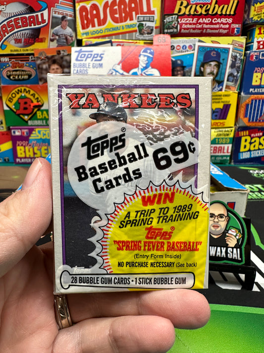 1988 Topps Baseball Cello Pack