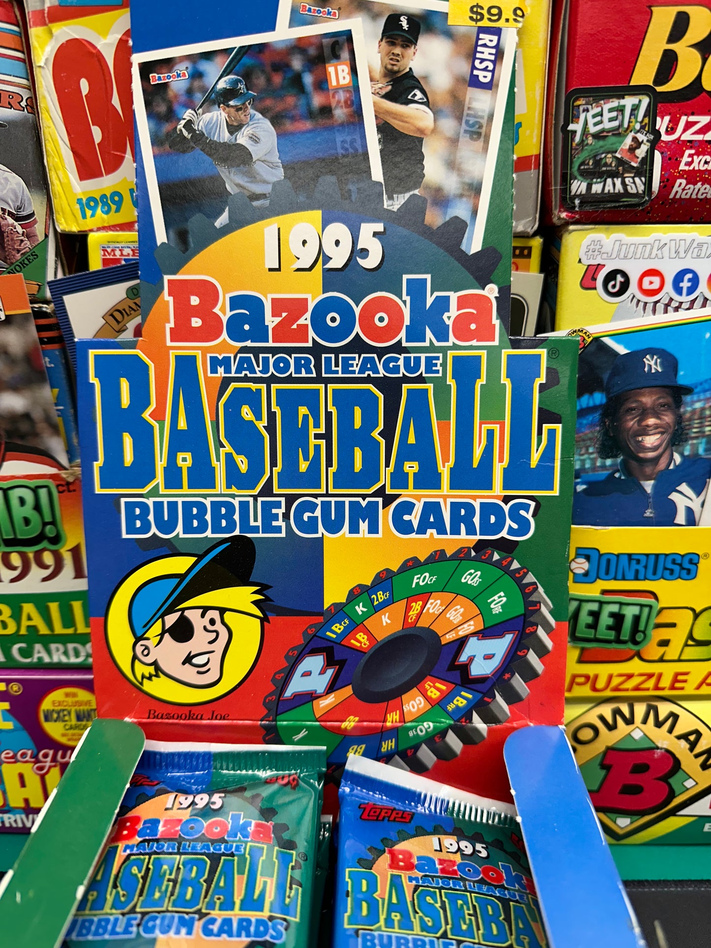 1995 Topps Bazooka Bubble Gum Baseball Pack