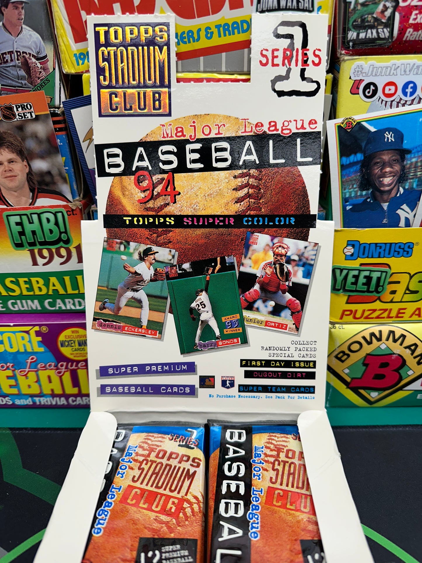 1994 Topps Stadium Club Baseball Series 1 Pack