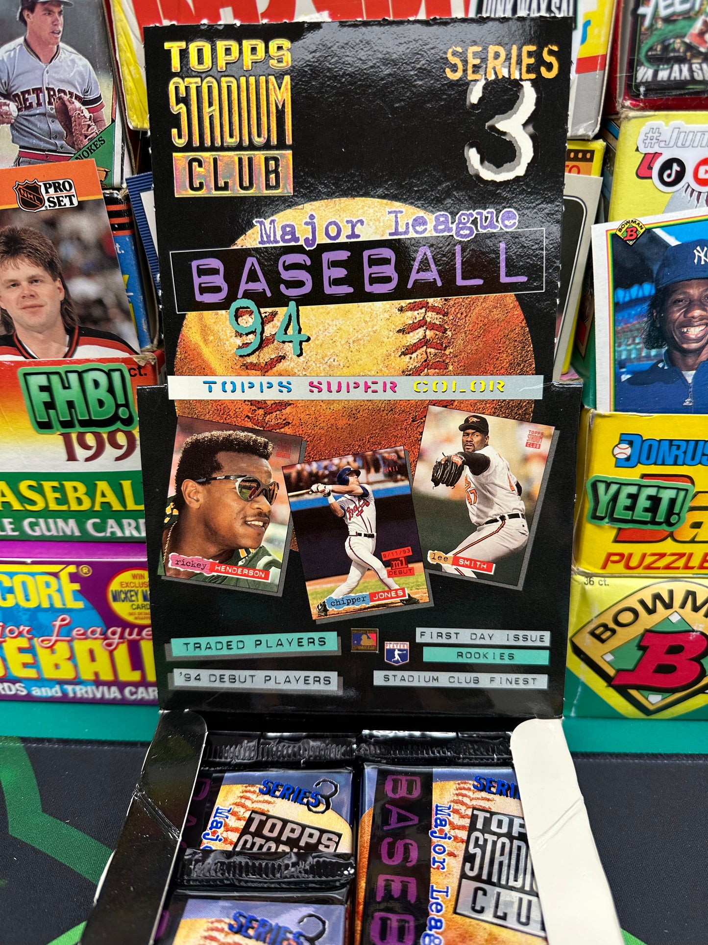 1994 Topps Stadium Club Baseball Series 3 Pack