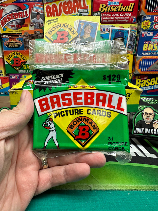 1989 Bowman Baseball Cello Pack