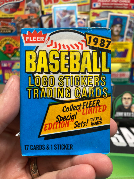 1987 Fleer Baseball Pack