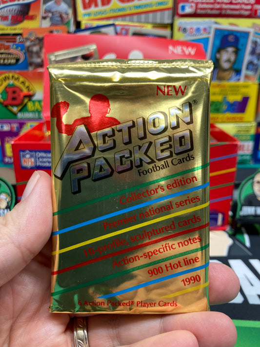 1990 Action Packed Football Pack