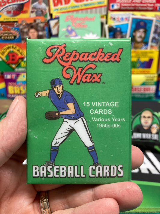 Repacked Wax Baseball Pack