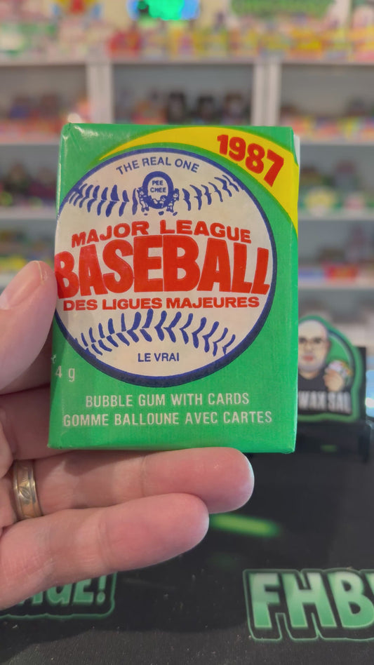 1987 O-Pee-Chee Baseball Pack