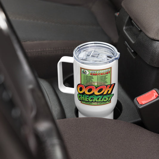 Junk Wax Sal - Oooh Checklist! - Travel mug with a handle