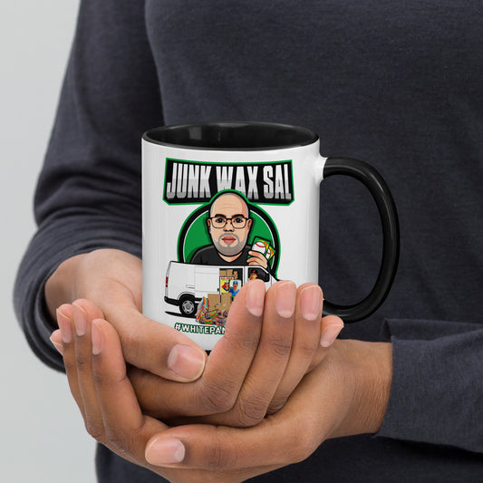 Junk Wax Sal - White Panel Van Crew - Mug with Color Inside