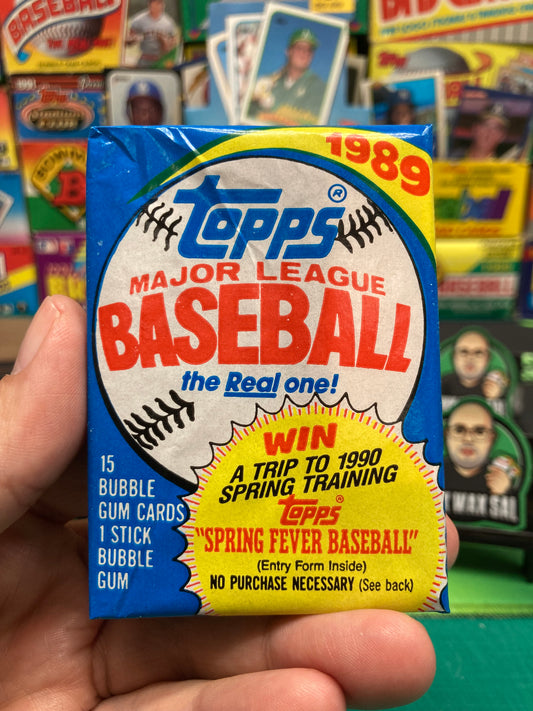 1989 Topps Baseball Pack