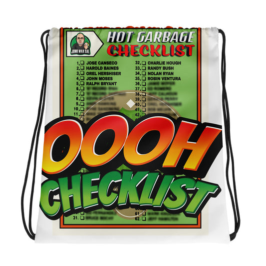 Junk Wax Sal - Oooh Checklist - Drawstring bag