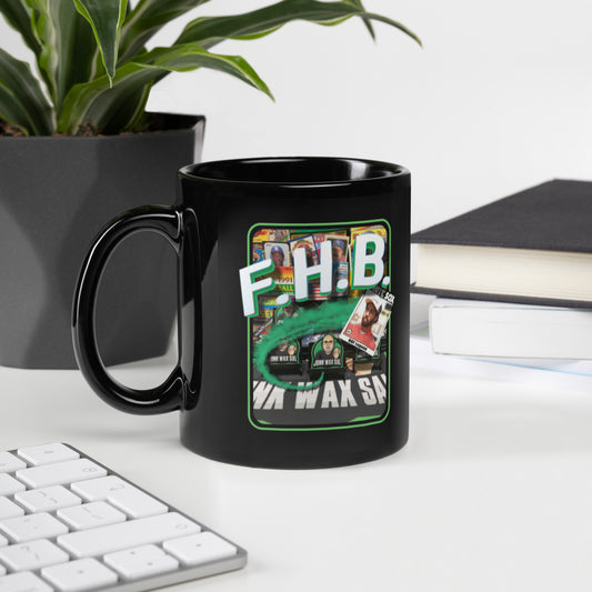 Junk Wax Sal - F.H.B. - Black Glossy Mug