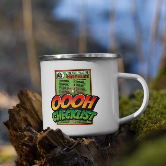 Junk Wax Sal - Oooh Checklist - Enamel Mug