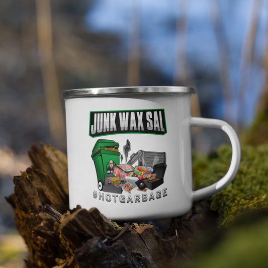 Junk Wax Sal - Hot Garbage - Enamel Mug