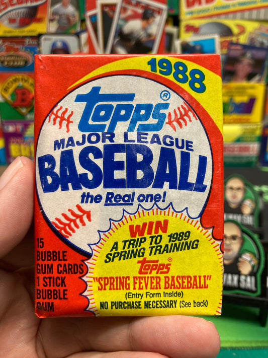 1988 Topps Baseball Pack