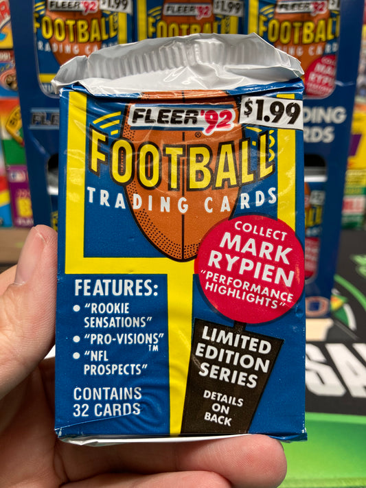 1992 Fleer Football Jumbo Pack