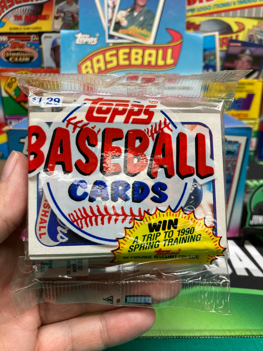 1989 Topps Baseball Jumbo Cello Pack