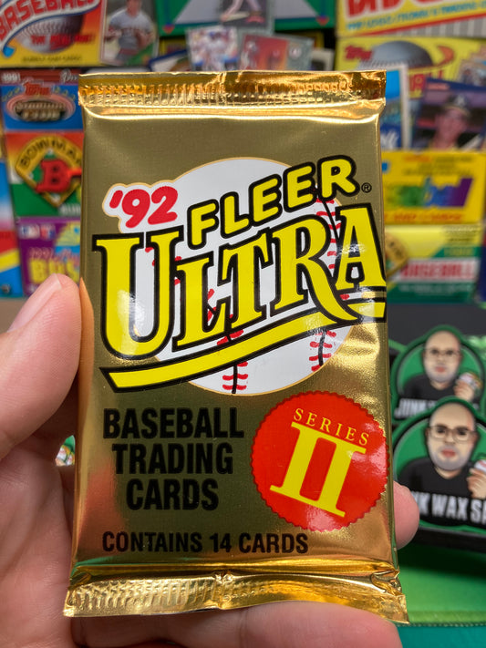 1992 Fleer Ultra Baseball Series 2 Pack