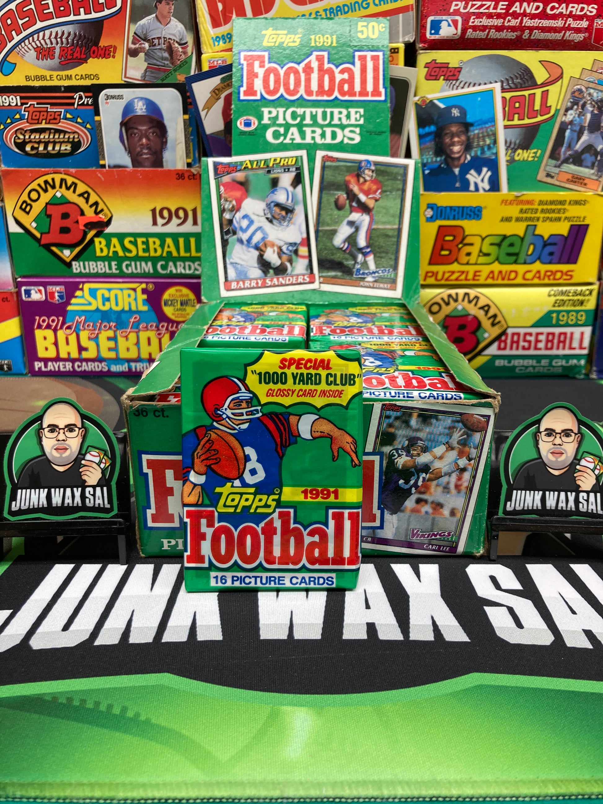 Football Junk Store 1991 Topps Football Pack – Junk Wax Sal