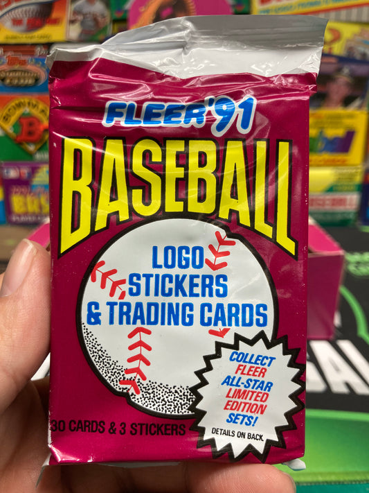 1991 Fleer Baseball Cello Pack