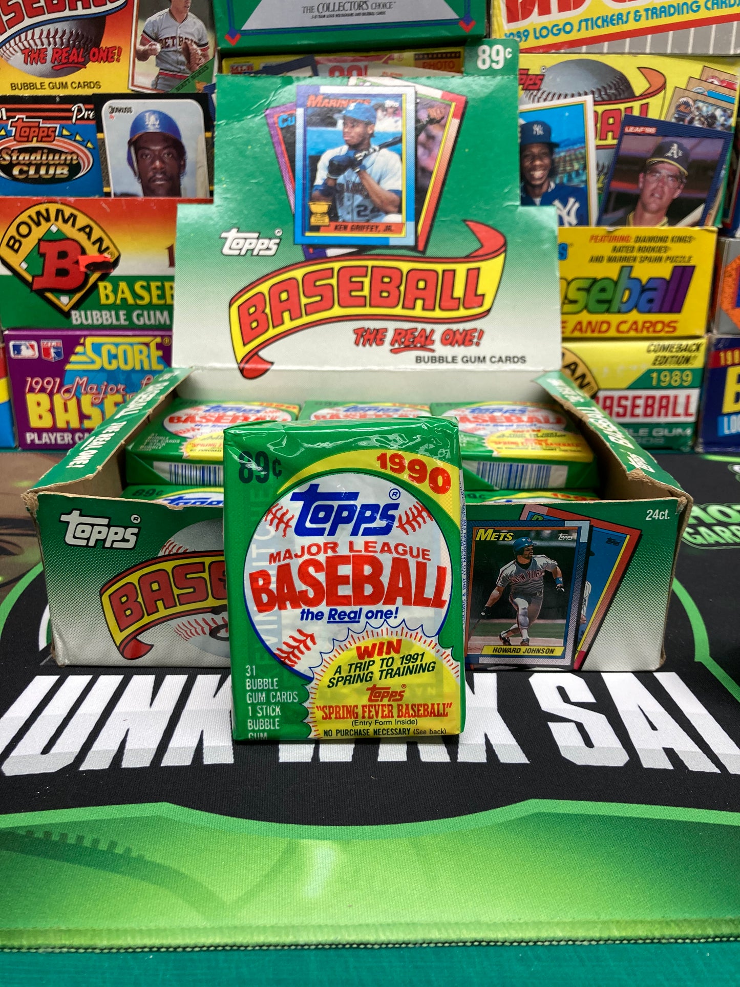 1990 Topps Baseball Cello Pack