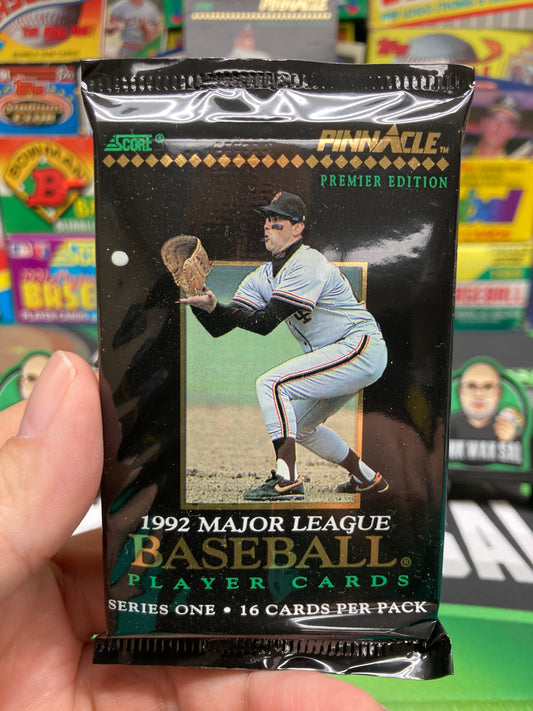 1992 Score Pinnacle Baseball Series 1 Pack