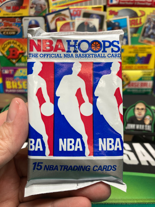 1990-91 NBA Hoops Series 1 Basketball Pack