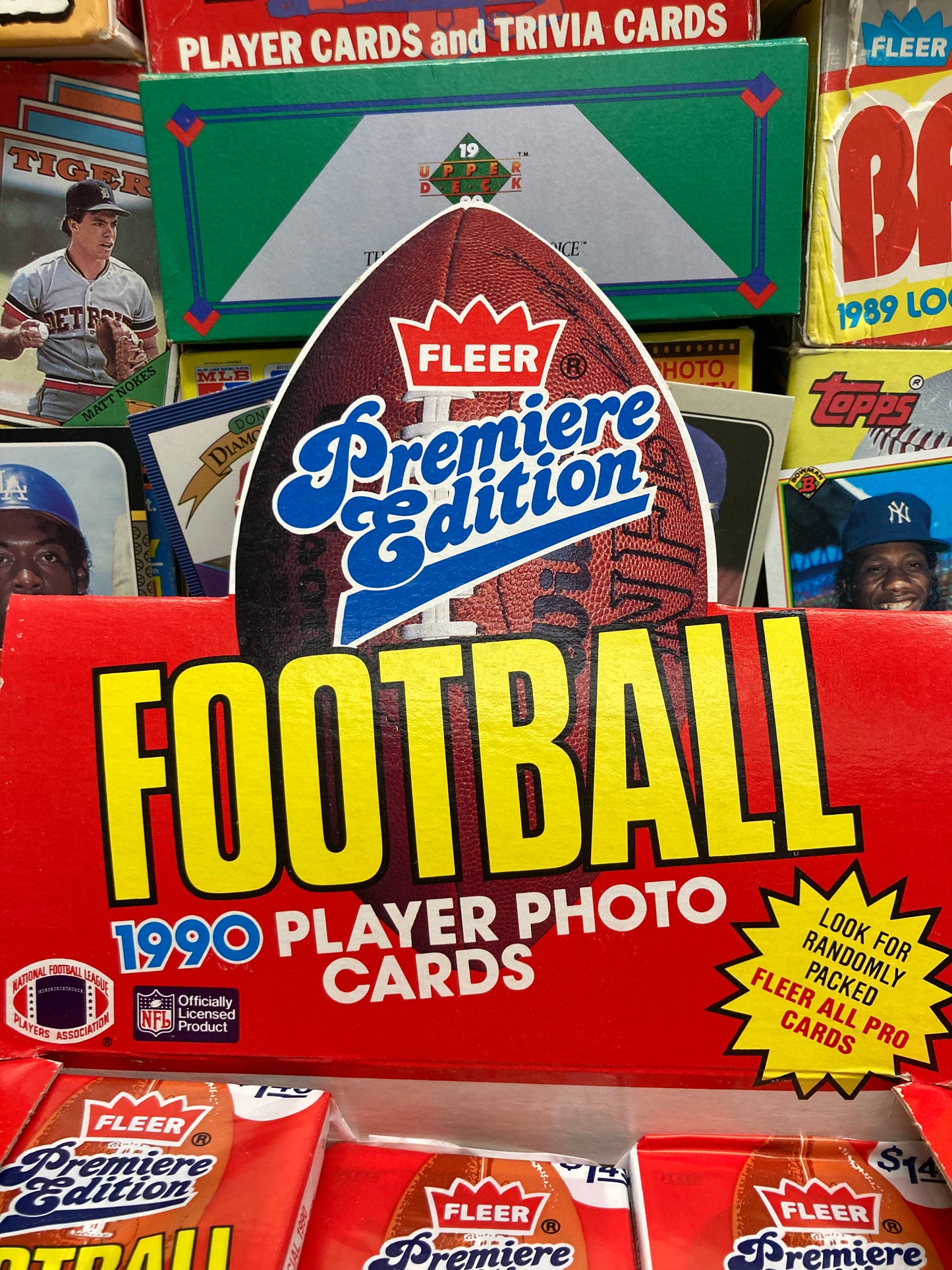 1990 Fleer Football Jumbo Pack