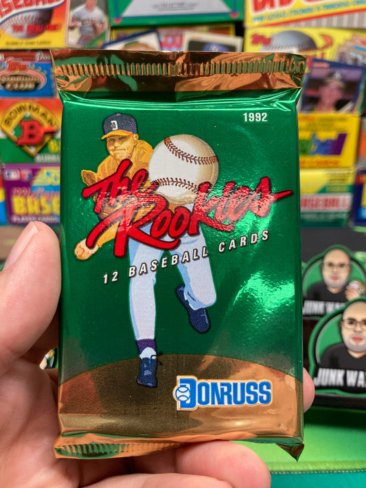 1992 Donruss The Rookies Baseball Pack