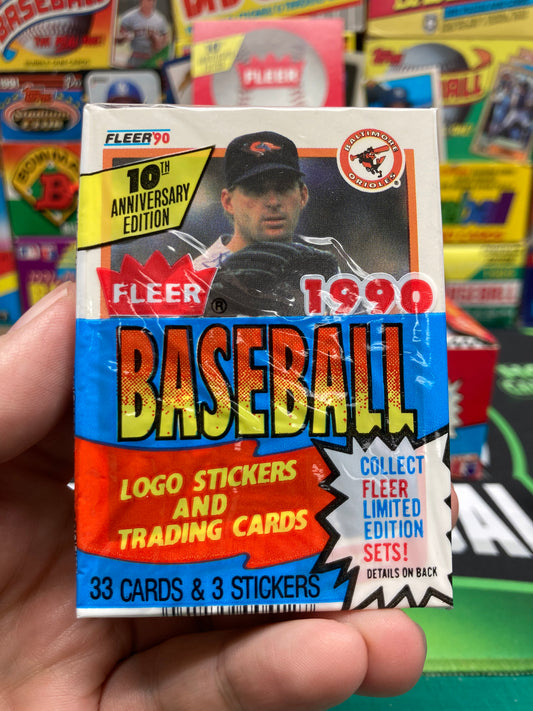 1990 Fleer Baseball Cello Pack