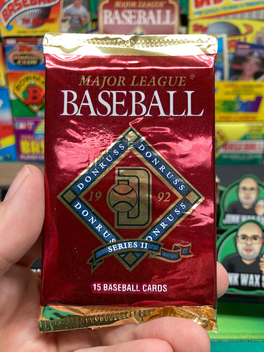 1992 Donruss Baseball Series 2 Pack