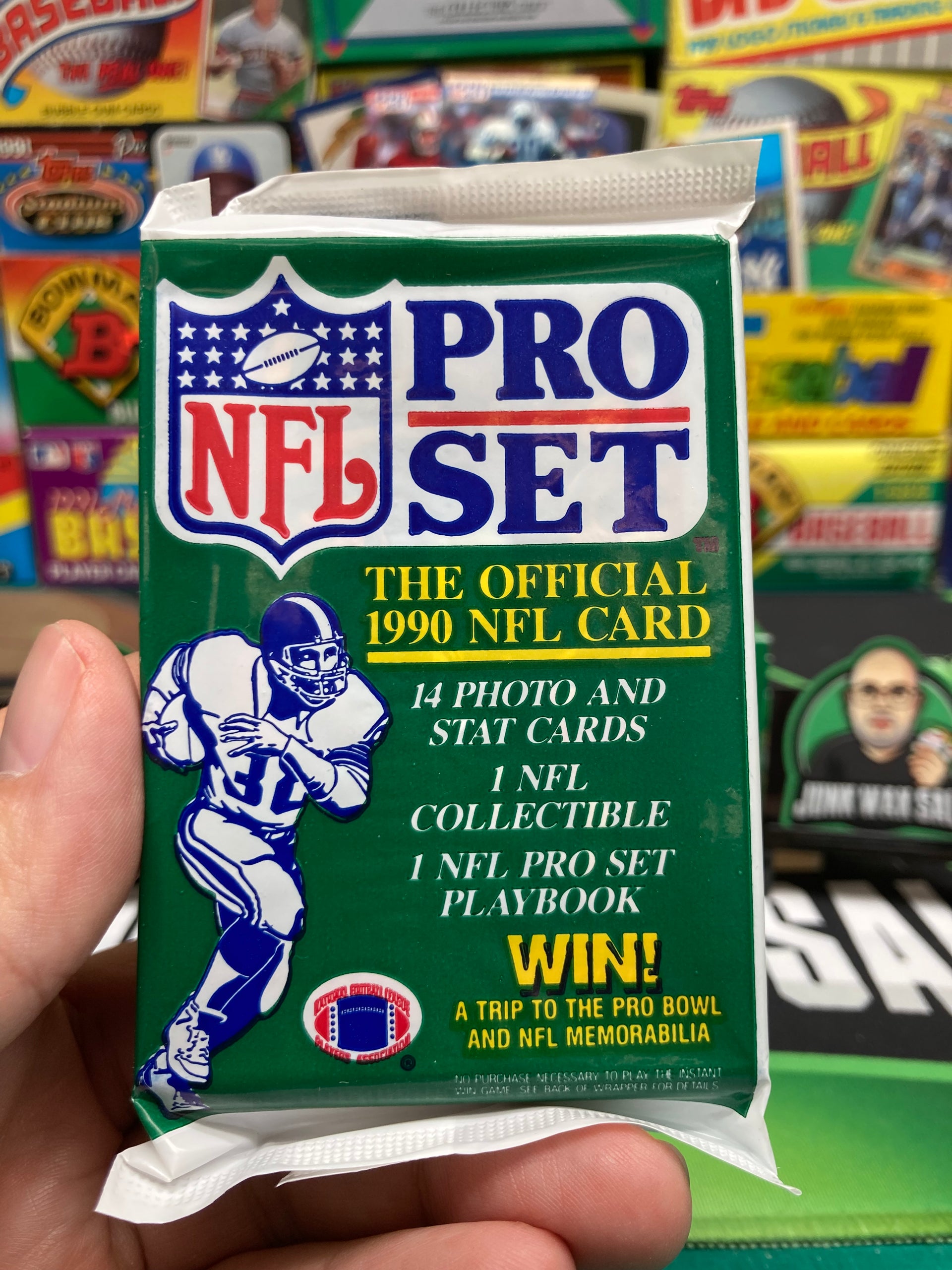 1990 Pro Set Series 1 Football Cards Wax Pack