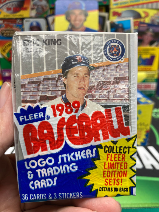 1989 Fleer Baseball Cello Pack