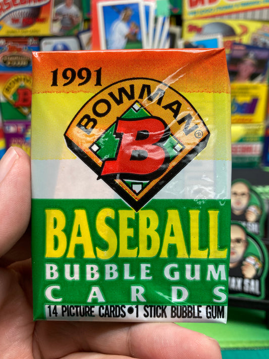 1991 Bowman Baseball Pack