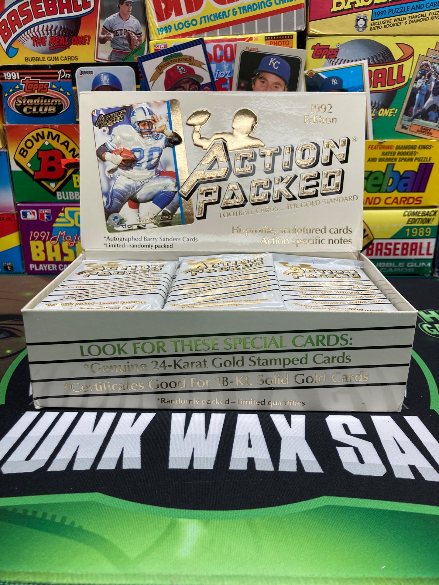 1992 Action Packed Football Pack