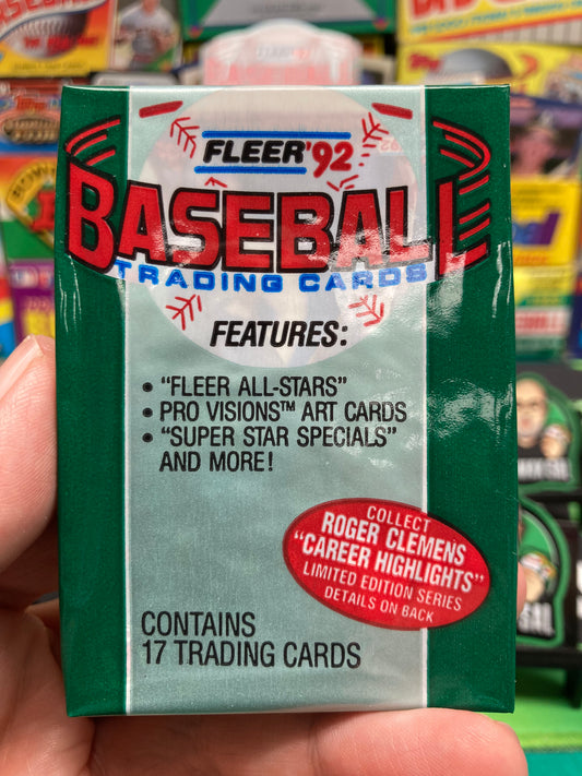 1992 Fleer Baseball Pack