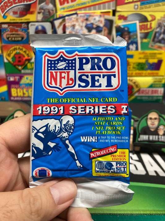 1991 Pro Set Football Series 1 Pack