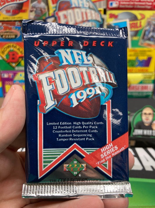 1991 Upper Deck Football High Series Pack