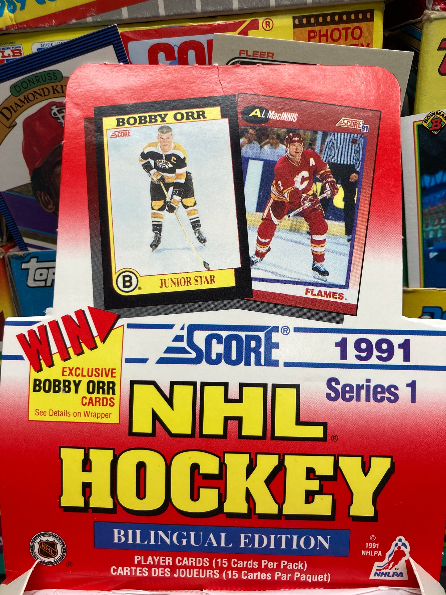 1991-92 Score Canadian Bilingual Hockey Pack