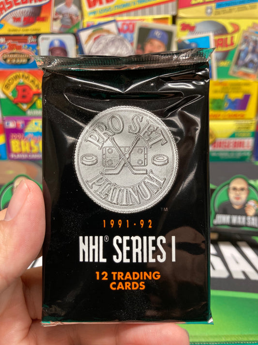 1991-92 Pro Set Platinum Hockey Series 1 Pack
