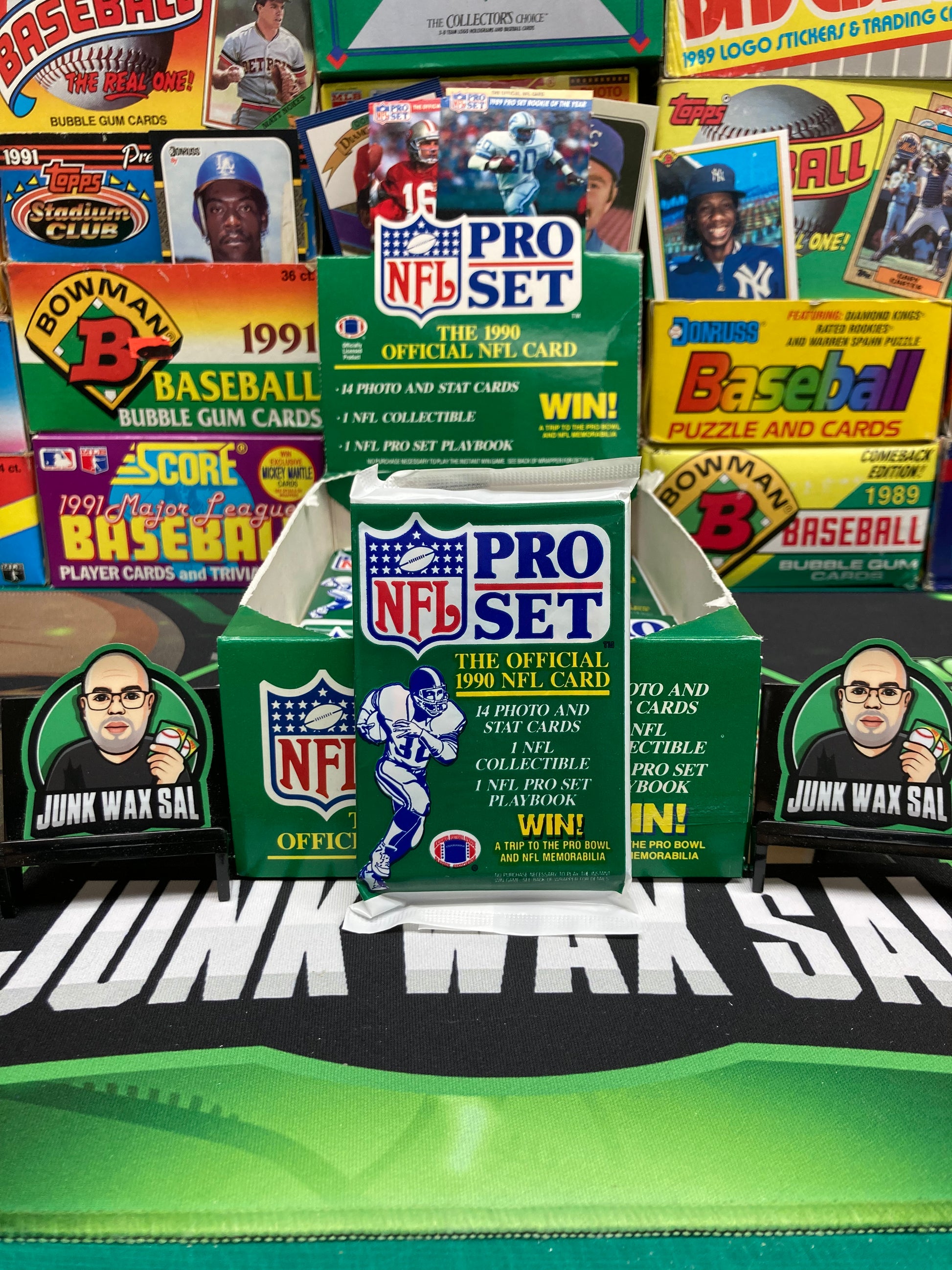 Football Junk Store 1990 Pro Set Football Series 1 Pack – Junk Wax Sal
