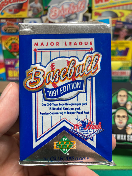 1991 Upper Deck Baseball High Series Pack