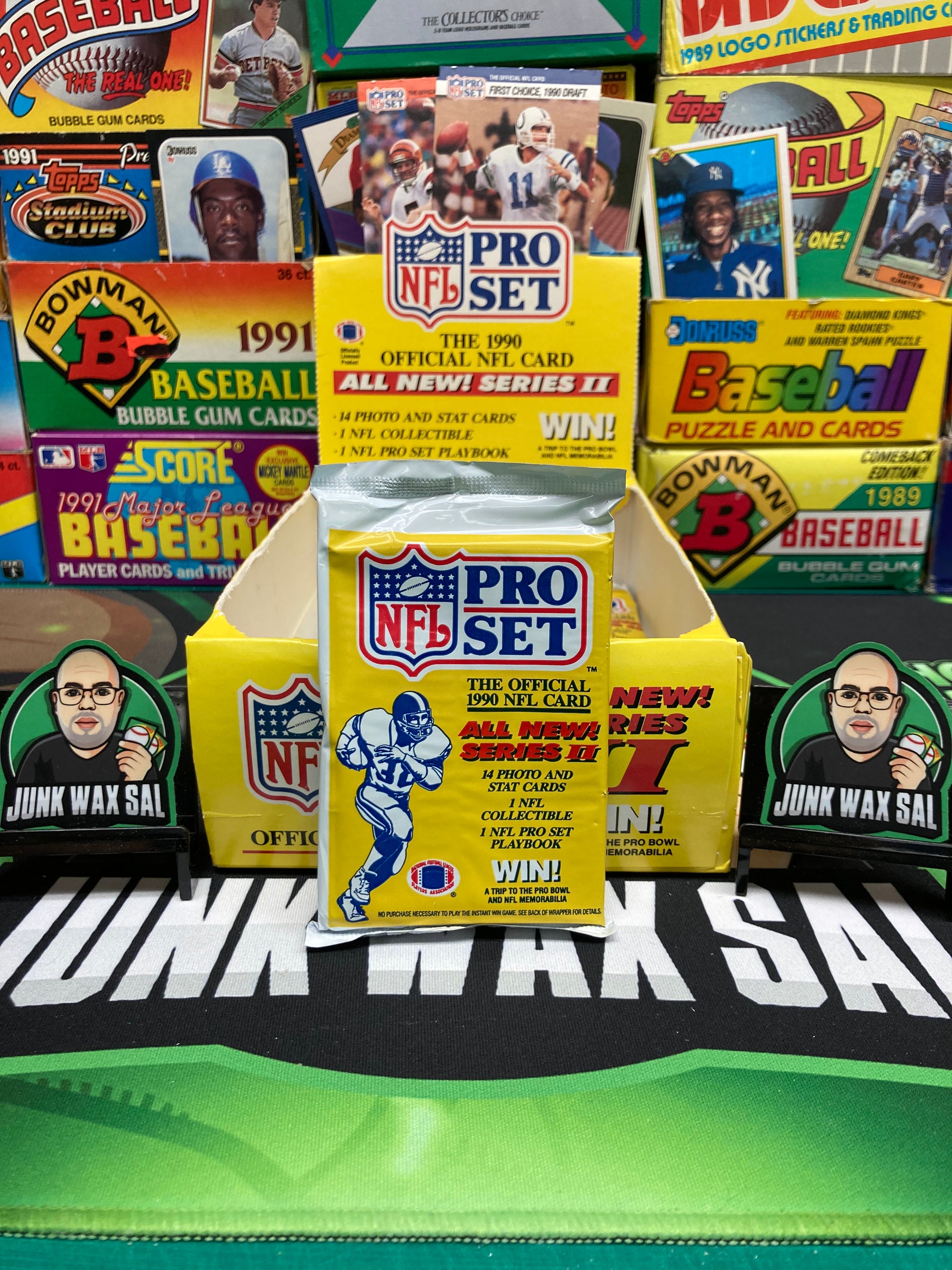 Football Junk Store 1990 Pro Set Football Series 2 Pack – Junk Wax Sal