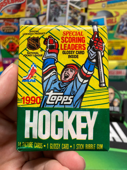 1990-91 Topps Hockey Pack