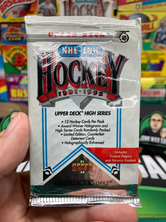 1991-92 Upper Deck Hockey High Series Pack
