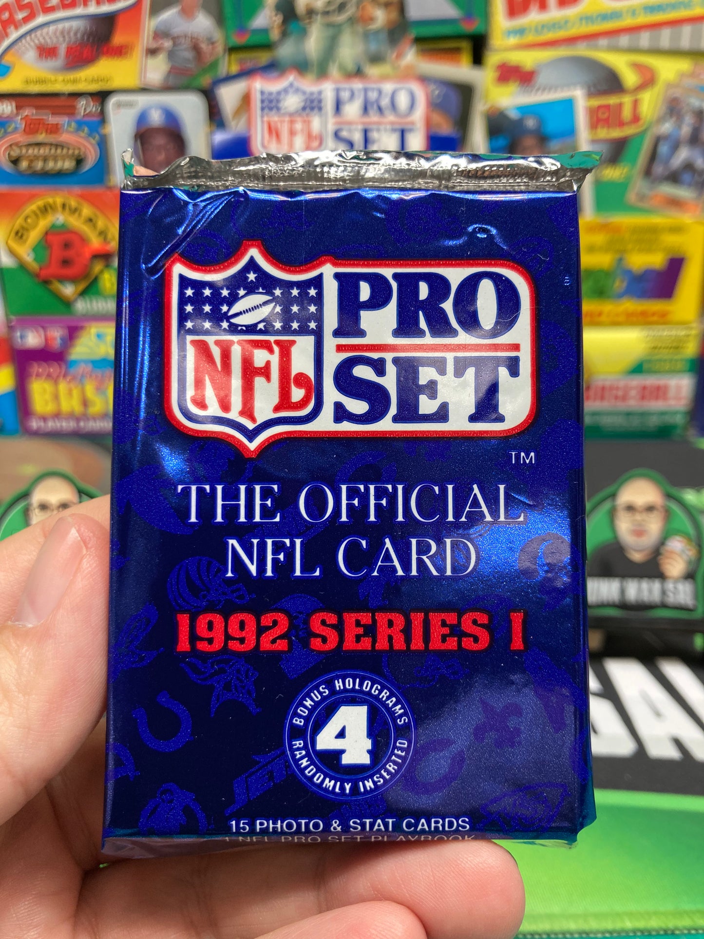 rare pro set football cards 1992 ProSet Series 1 Football Cards Wax Pack