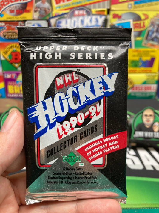 1990-91 Upper Deck Hockey High Series Pack