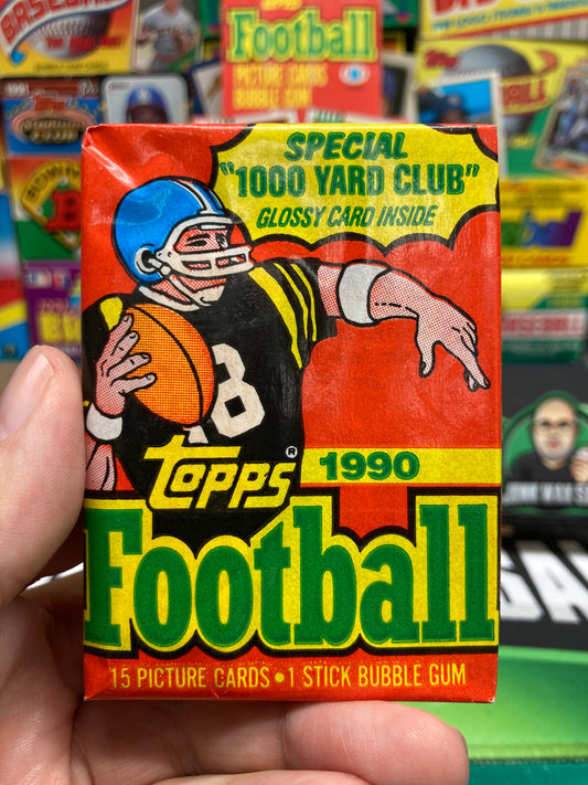 1990 Topps Football Pack