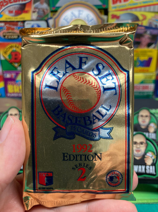 1992 Leaf Baseball Series 2 Pack