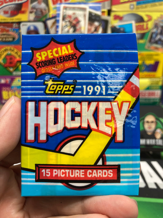 1991-92 Topps Hockey Pack