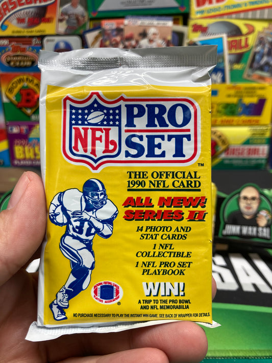 1990 Pro Set Football Series 2 Pack