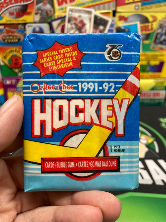 1991-92 O-Pee-Chee Hockey Pack